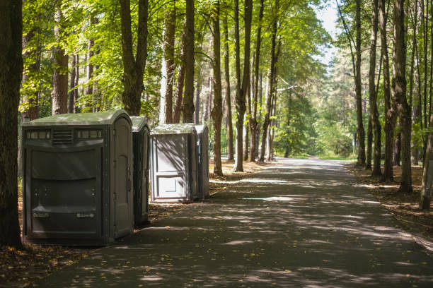 Porta potty delivery and setup in Mechanicsburg, OH